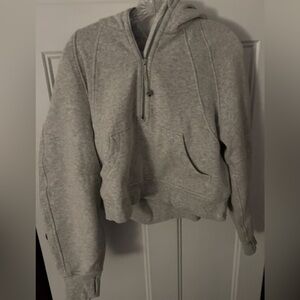 Gray Lululemon Scuba Half Zip